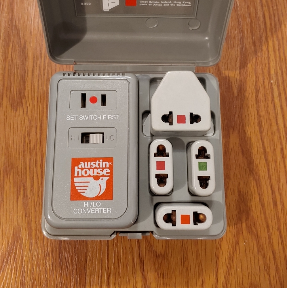 Adapter Outlet Plug Socket Converter Kit international Travel Electric